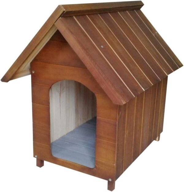 Casa Casinha De Cachorro em Madeira Pintada Gigante N6 (Cerejeira)