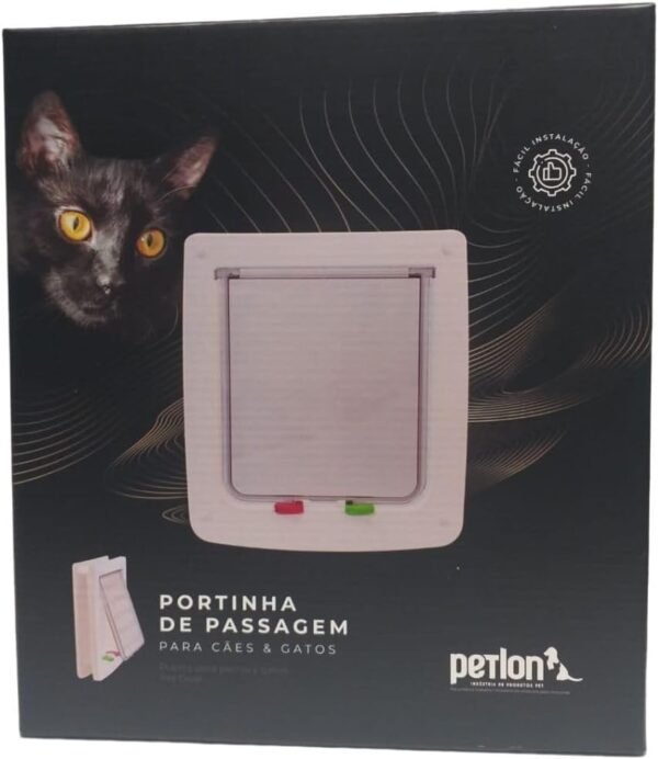 Petlon Porta Portinha Pet Gato Ou Cão Branca Tam 27 5Cm X 24 5Cm - Imagem 6