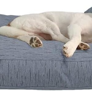 Cama Grande para Cachorro - Almofada Futon Divã - Azul G 100x70cm