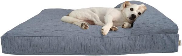 Cama Grande para Cachorro - Almofada Futon Divã - Azul G 100x70cm