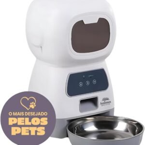 Alimentador Automático Smart Cães Gatos Pets Programável Animus