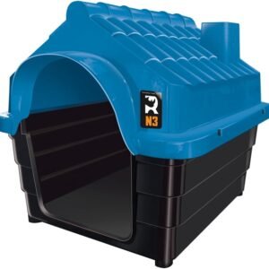 Casinha Cachorro Rinopet N3 Porte Médio cor Azul