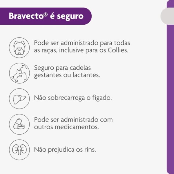 Bravecto® Cães 250mg - Antipulgas e Carrapatos - Cães de 4,5 a 10kg - 1 Comp. Mastigável - MSD Saúde Animal - Imagem 11