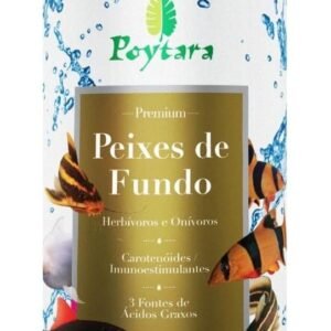 Poytara Ração Peixes De Fundo 135G Para Peixes