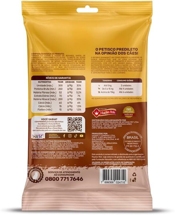 Bifinho Baw Waw para Cães Sabor Churrasco 50g - Image 2