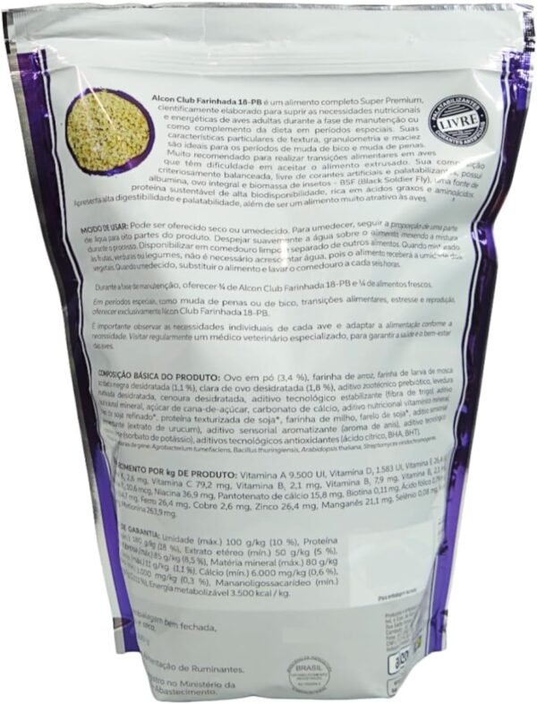 ALCON CLUB FARINHADA 18-PB 500G - Imagem 2