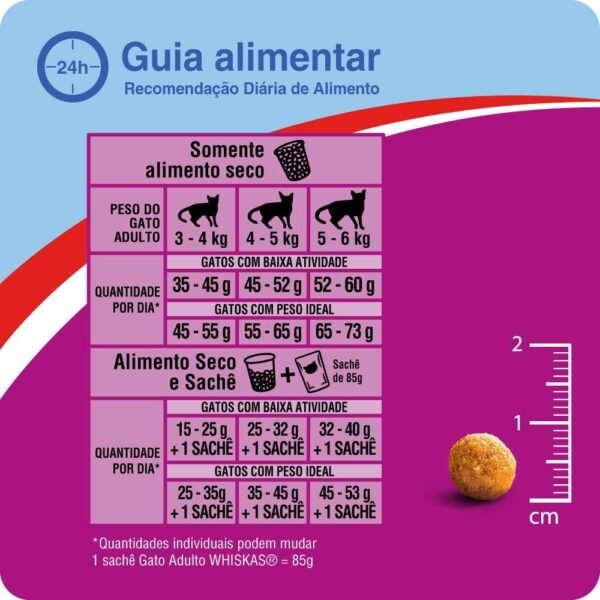 whiskas, Ração Whiskas Para Gatos Adultos Castrados Sabor Carne - 10.1Kg - Imagem 7