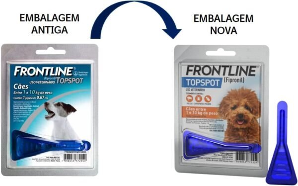 Frontline Antipulgas e Carrapatos Topspot para Cães de 1 a 10kg, azul - Image 2