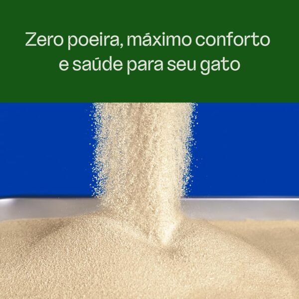 Viva Verde Areia Higiênica Biodegradável para Gatos Grãos Finos 4kg - Imagem 7