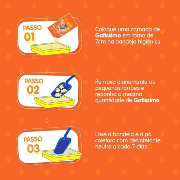 Areia Sanitaria Gatissimo 12Kg - Imagem 5