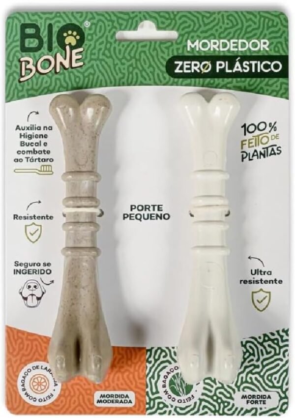 Biobone Mordedor Natural P p/cães Cana de açúcar e Laranja