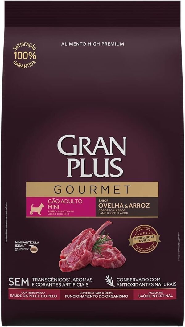 Granplus Ração Granplus Gourmet Para Cães Adultos De Porte Mini Sabor Ovelha 10 1Kg