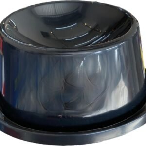Comedouro Alto para Gatos, Comedouro Elevado, Contribui na Boa Postura, Comedouro de Adulto, Ergonômico e Anti-Formiga, Cor: Preto