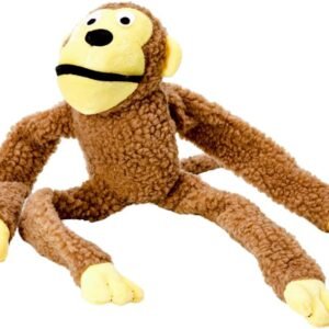 Chalesco Brinquedo Macaco Marrom Para Cães