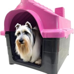 Casinha Pet para Cachorro Gato Conforto e Segurança Casa N3 (Rosa, N3)