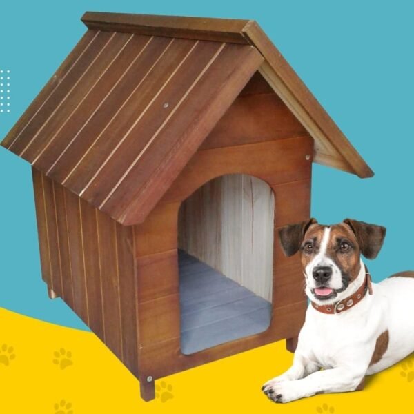 Casa Casinha De Cachorro em Madeira Pintada Gigante N6 (Cerejeira) - Image 5