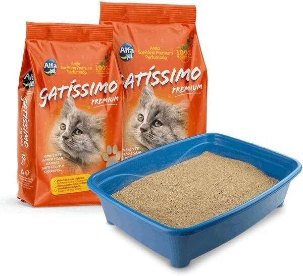 Areia Sanitaria Gatissimo 12Kg - Imagem 7