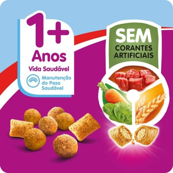 whiskas, Ração Whiskas Para Gatos Adultos Castrados Sabor Carne - 10.1Kg - Imagem 4