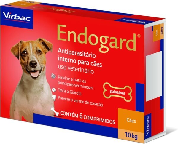 Virbac Endogard Vermífugo para Cães até 10 kg com 2 Comprimidos - Imagem 3