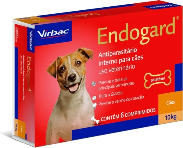 Virbac Endogard Vermífugo para Cães até 10 kg com 2 Comprimidos - Imagem 2