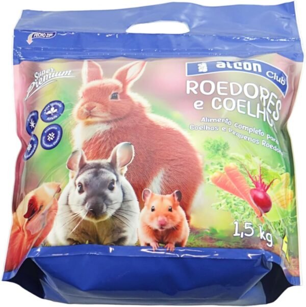 ALCON CLUB ROEDORES E COELHOS 1,5 Kg - Imagem 3