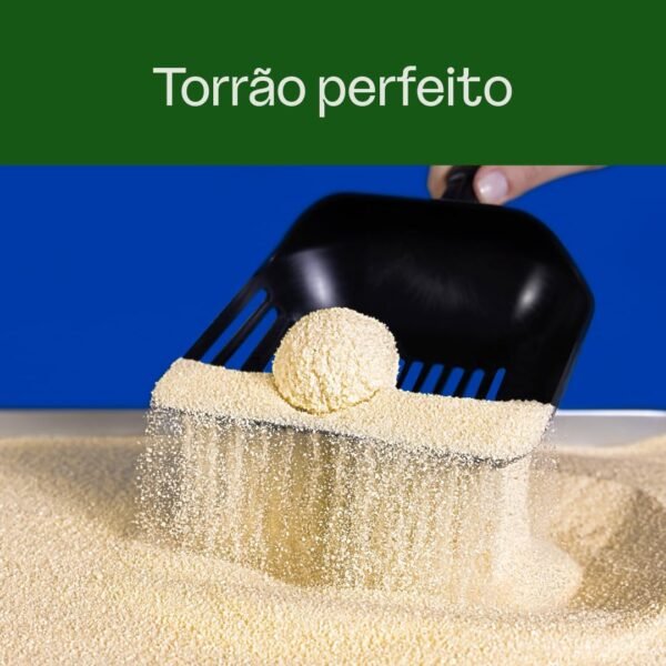 Viva Verde Areia Higiênica Biodegradável para Gatos Grãos Finos 4kg - Imagem 5