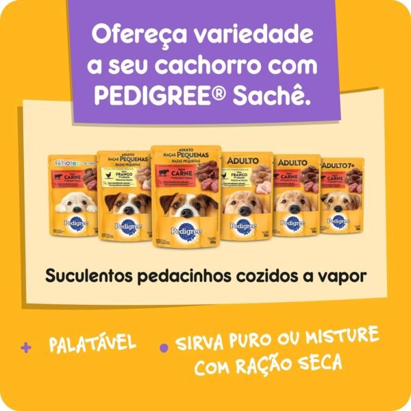 Ração Pedigree Nutrição Essencial Carne Ao Leite Para Cães Adultos 15kg - Imagem 5