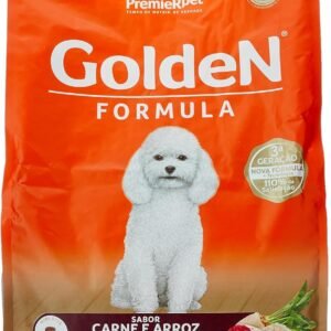 Premier Pet Ração Golden Fórmula Mini Bits Para Cães Adultos Pequeno Porte Sabor Carne E Arroz 3Kg Para Todas Pequeno Adulto