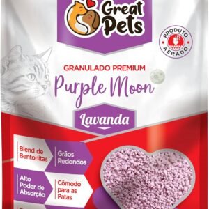 Great Pets Areia Higiênica Premium Purple Moon 4kg Lavanda